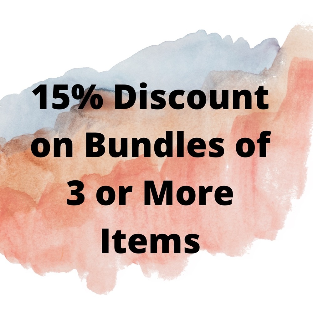 Bundle 3 items and automatically get 15% off